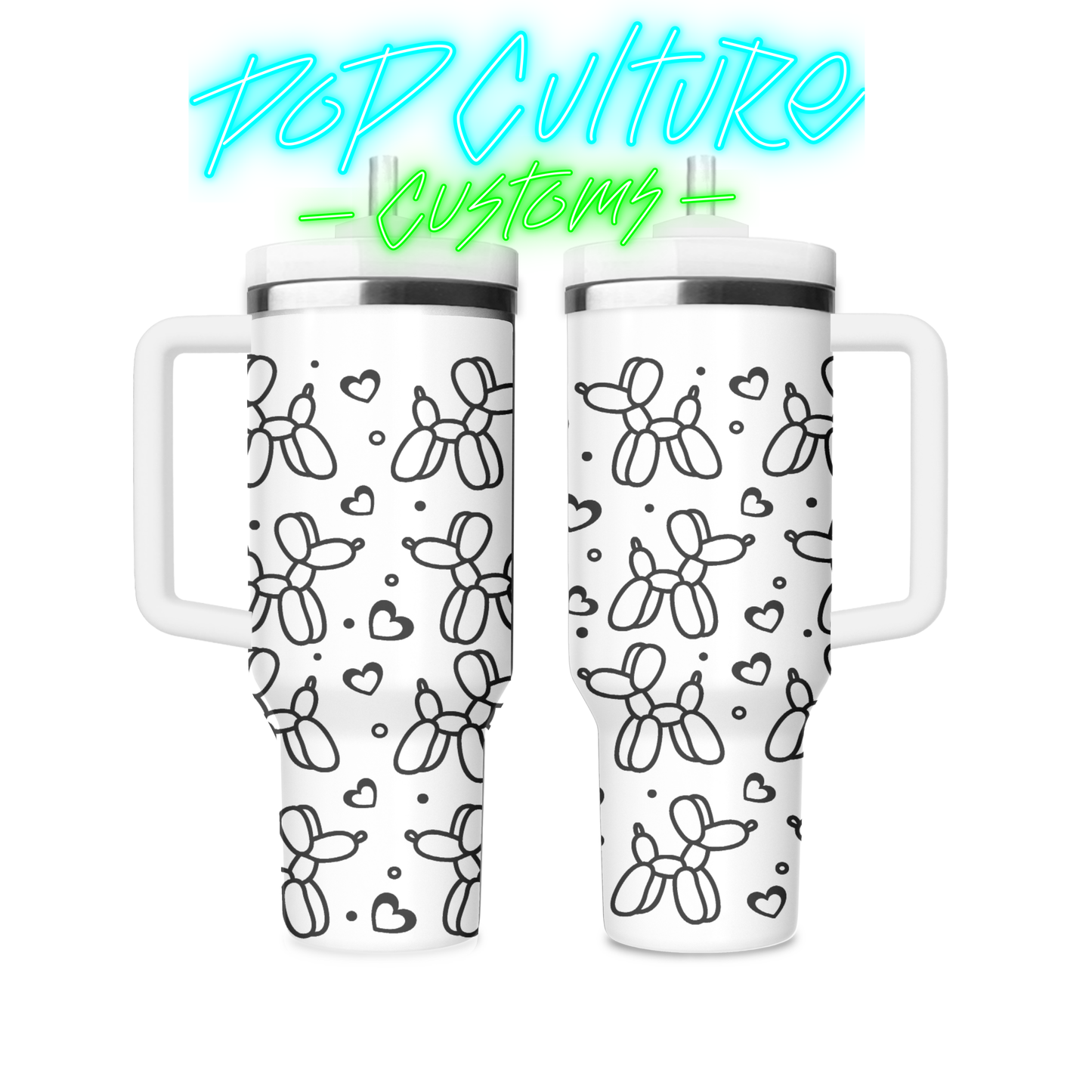 Balloon Dog 40 oz Tumbler