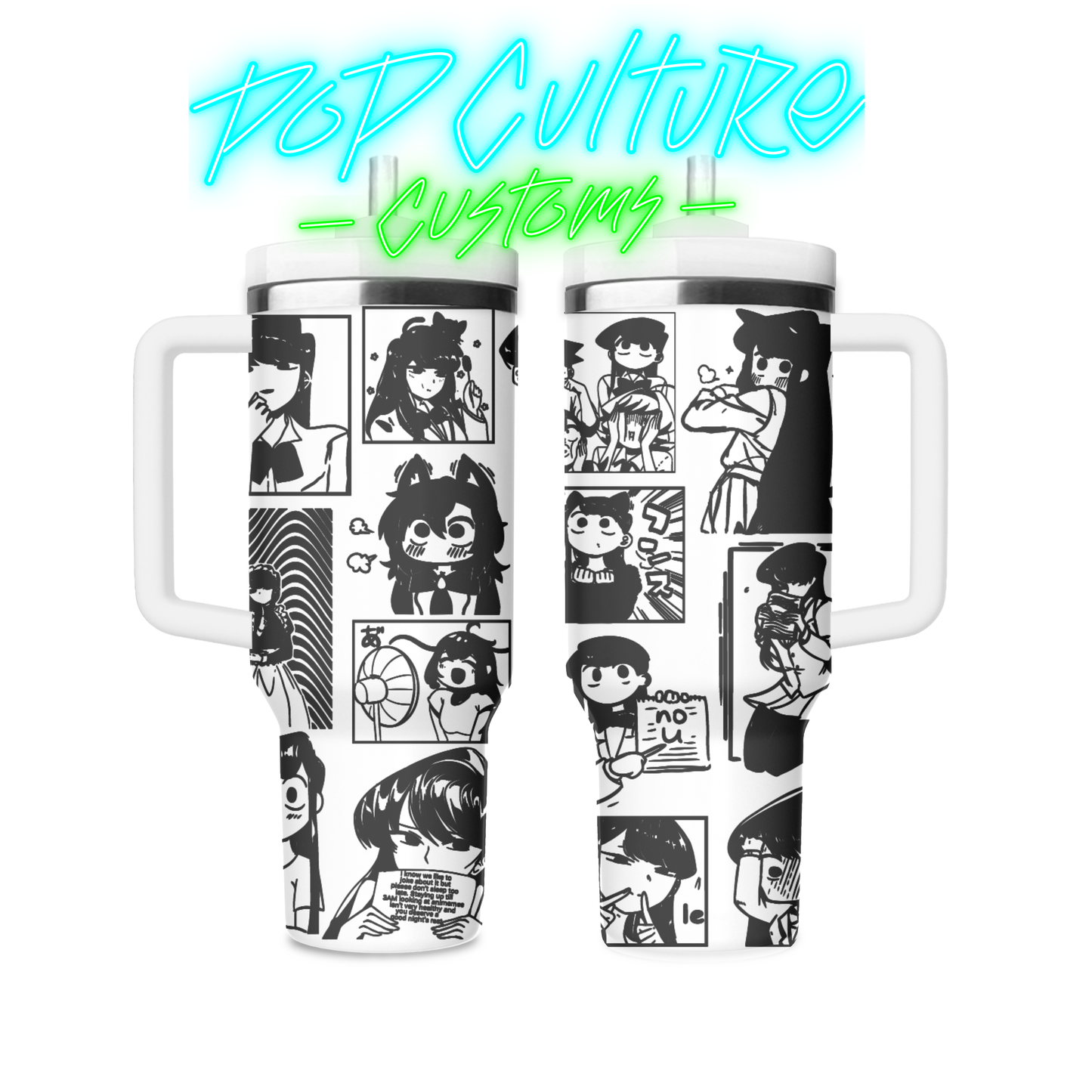 Anime Shy Girl 40 oz Tumbler