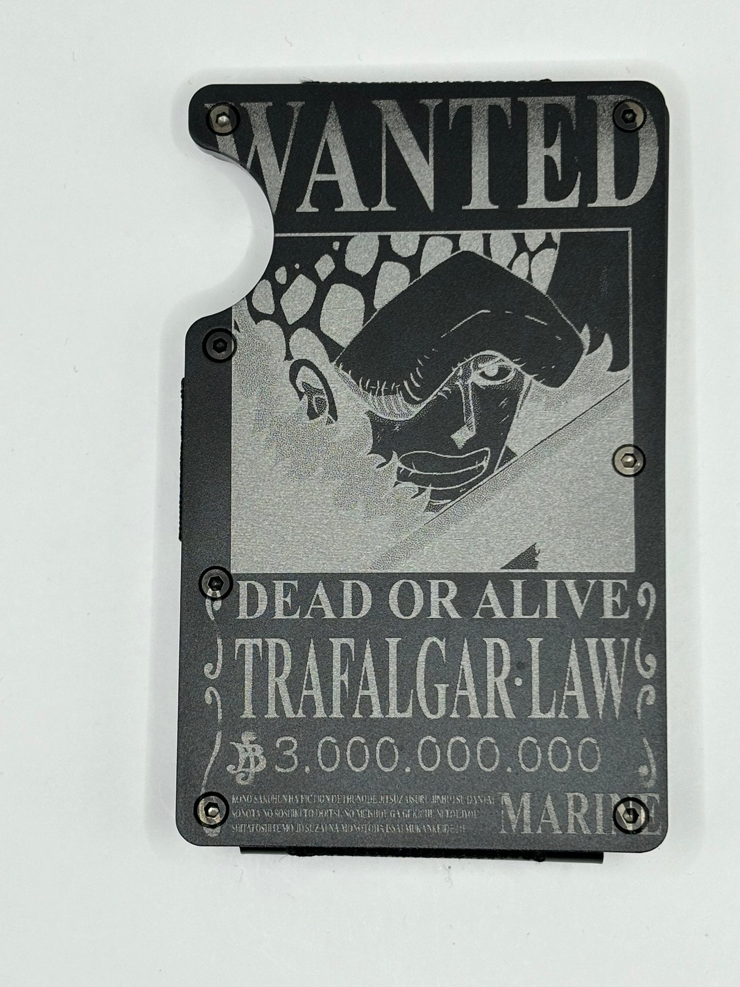 Law Wanted Poster Wallet