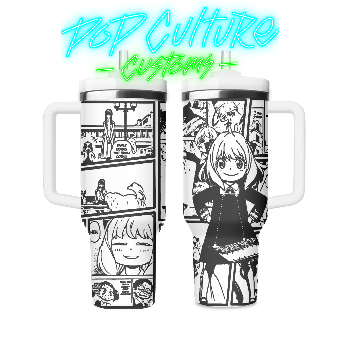 Psychic Anime 40 oz Tumbler