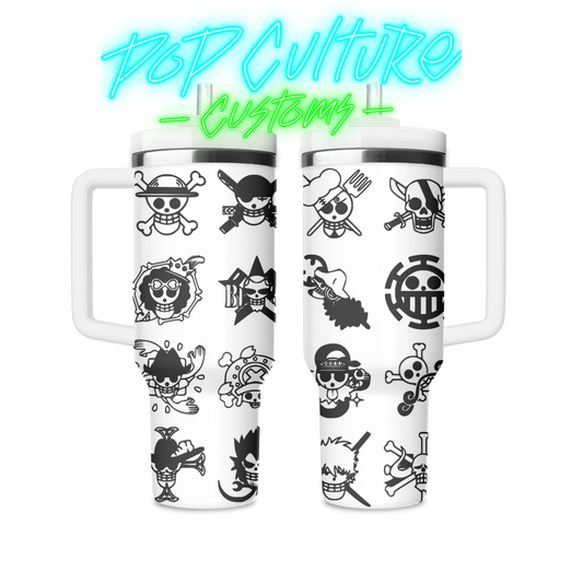 Anime Jolly Rogers 40 oz Tumbler