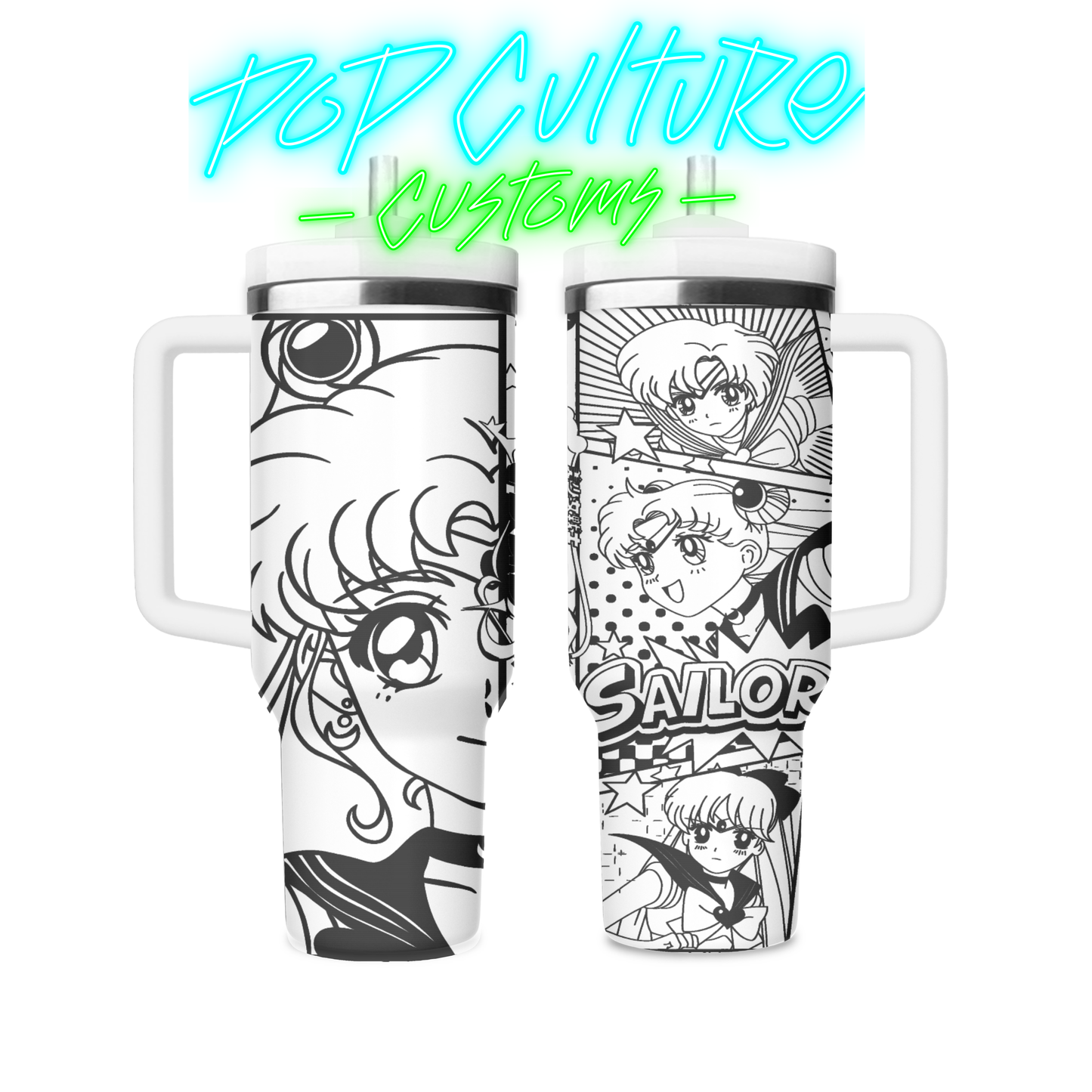 Sailor Anime 40 oz Tumbler