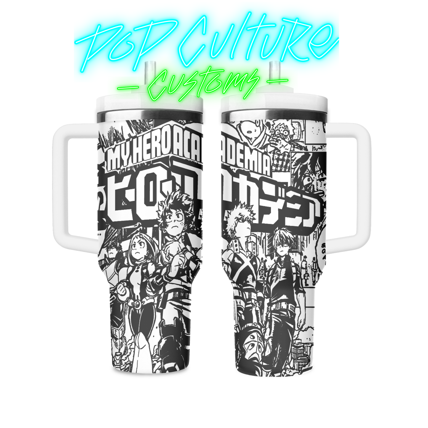 Anime Hero School 40 oz  Tumbler